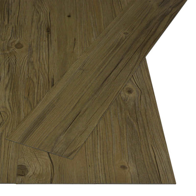 Selvklæbende Gulvplank Natur 32 pcs Brun 4,46 m² PVC