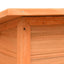 hundebur 120x77x86 cm massivt fyrre- og grantræ