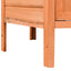 hønsehus 126x117x125 cm massivt fyrre- og grantræ