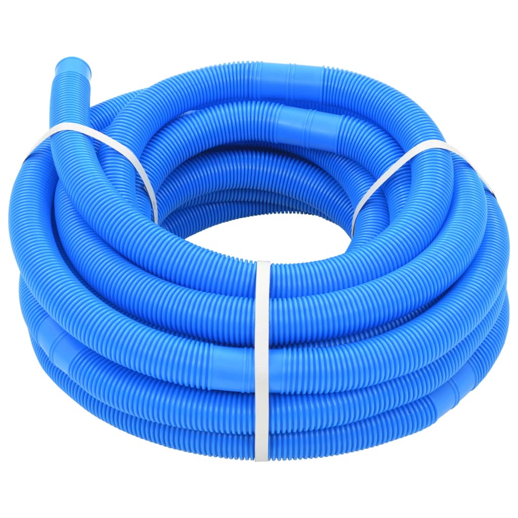 poolslange 32 mm 15,4 m blå billede