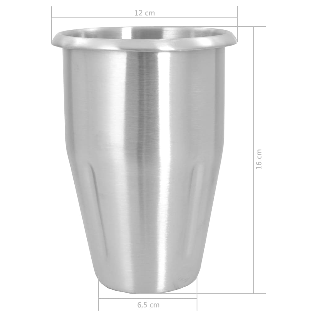 milkshakemaskine rustfrit stål 1 l