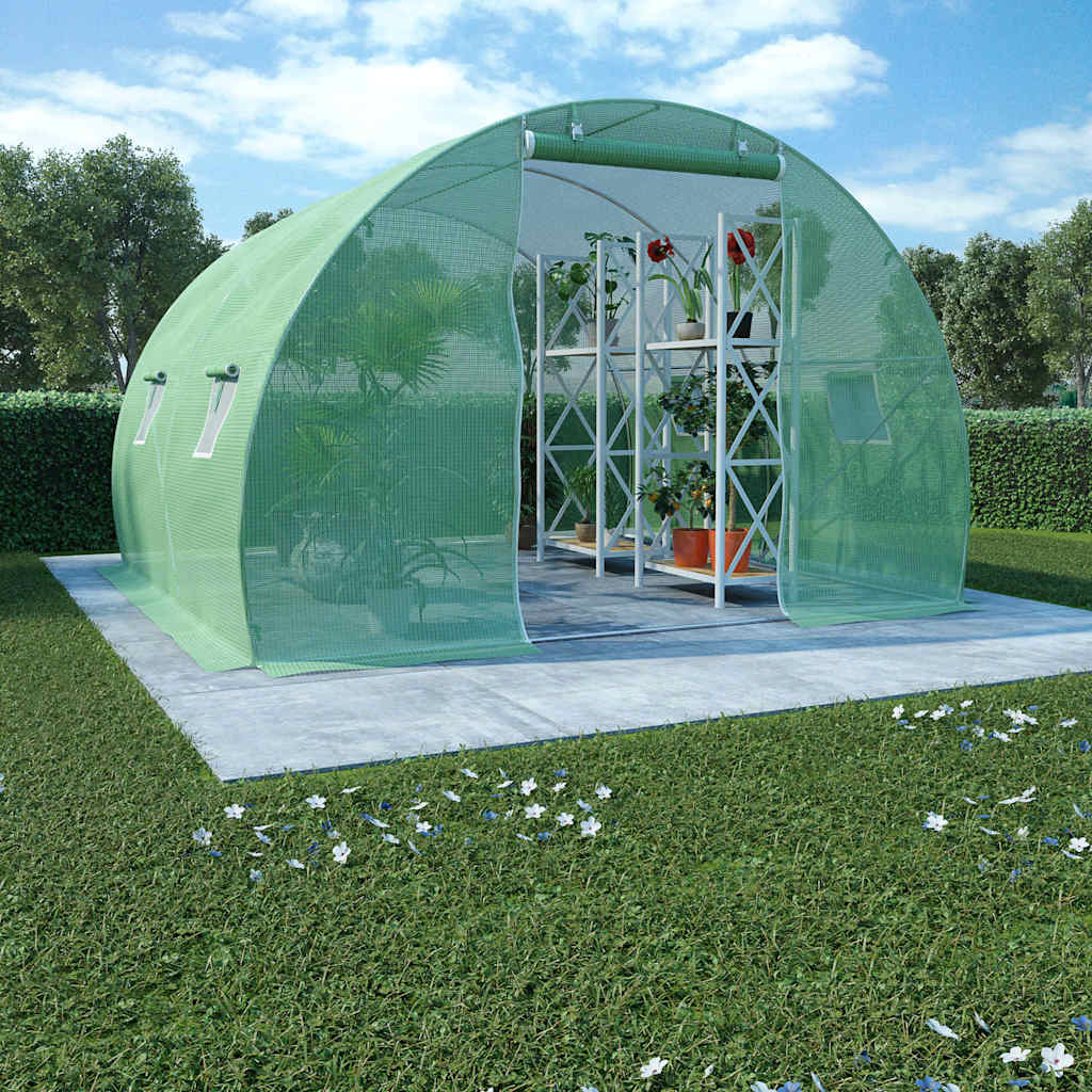 drivhus 9 m² 300x300x200 cm billede