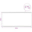 leno-presenning 260 g/m² 2 x 4 m hvid