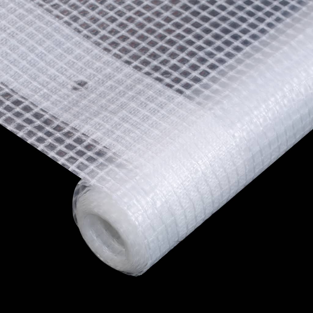 leno-presenning 260 g/m² 3 x 6 m hvid