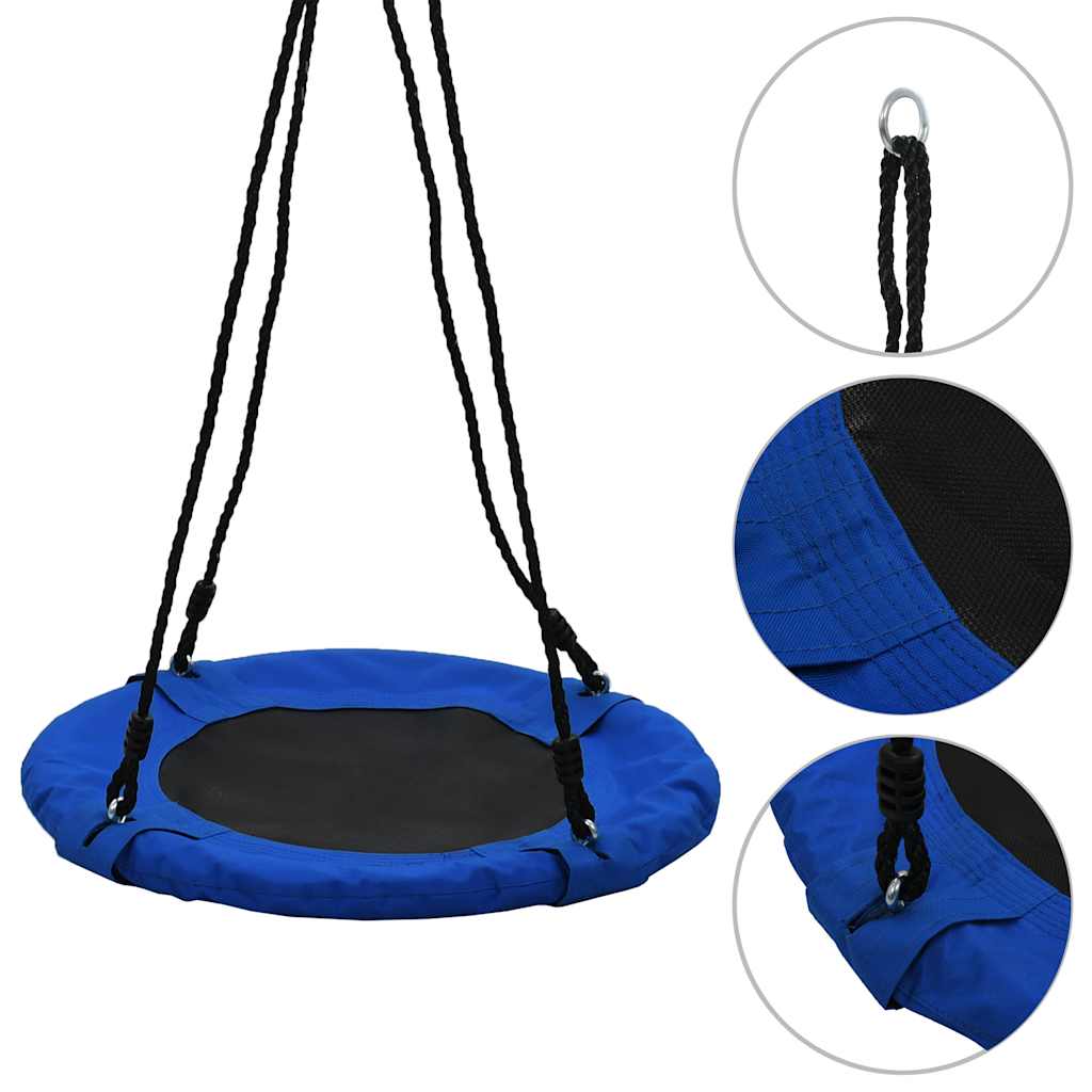 gynge 60 cm 100 kg blå billede