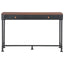konsolbord med 2 skuffer 120x30x75 cm massivt grantræ