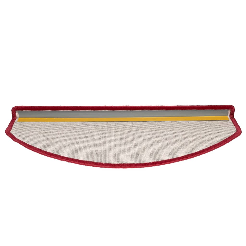 trappemåtter 15 stk. 65x24x4 cm rød halvrund store