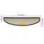 trappemåtter 15 stk. 56x17x3 cm brune halvrunde