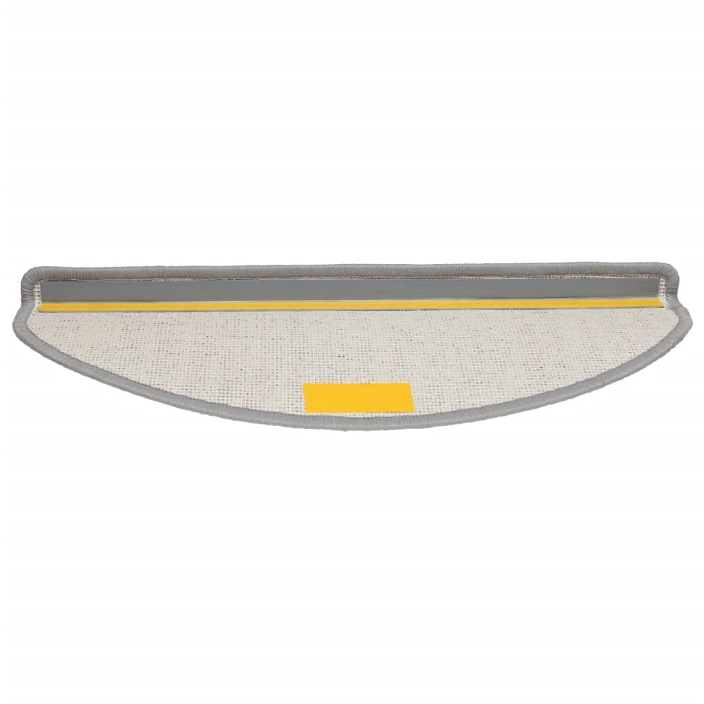 trappemåtter 15 stk. 65x21x4 cm grå halvrunde store