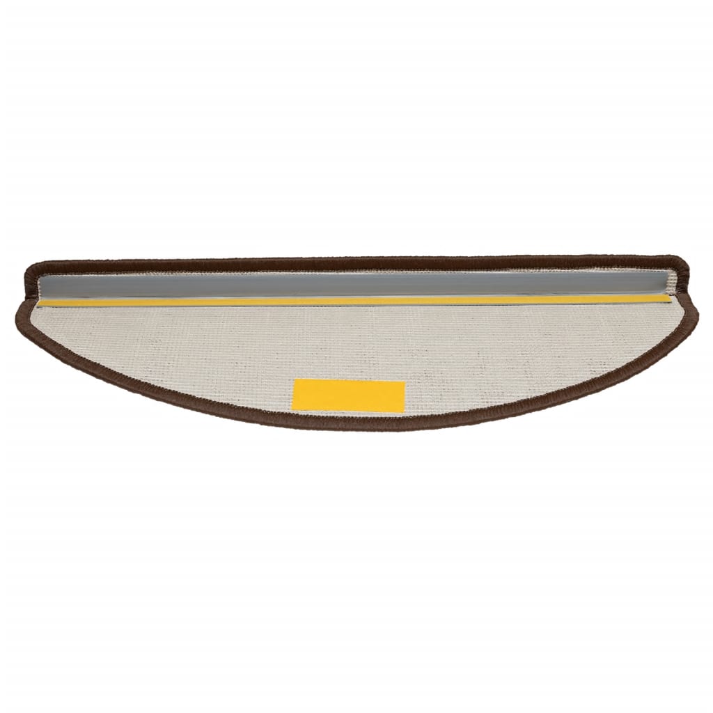 trappemåtter 15 stk. 65x21x4 cm brune halvrund store