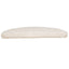 trappemåtter 15 stk. 65x21x4 cm hvide halvrunde store