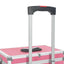 makeupkuffert aluminium pink