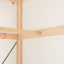 klædeskab 79 x 40 x 170 cm stof hvid