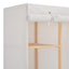 klædeskab 135 x 40 x 170 cm stof hvid