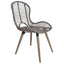 spisebordsstole 6 stk. naturligt rattan brun