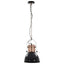 loftslampe 2 stk. rund E27 sort