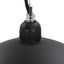 loftslamper 2 stk. halvkugle 40 cm E27 sort og guldfarvet