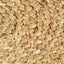 dækkeservietter 4 stk. rund 38 cm jute naturfarvet
