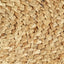 dækkeservietter 6 stk. rund 38 cm jute naturfarvet