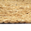 dækkeservietter 6 stk. rund 38 cm jute naturfarvet