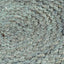 dækkeservietter 4 stk. rund 38 cm jute olivengrøn