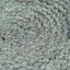 dækkeservietter 6 stk. rund 38 cm jute olivengrøn