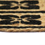 dækkeservietter 4 stk. rund 38 cm jute sort