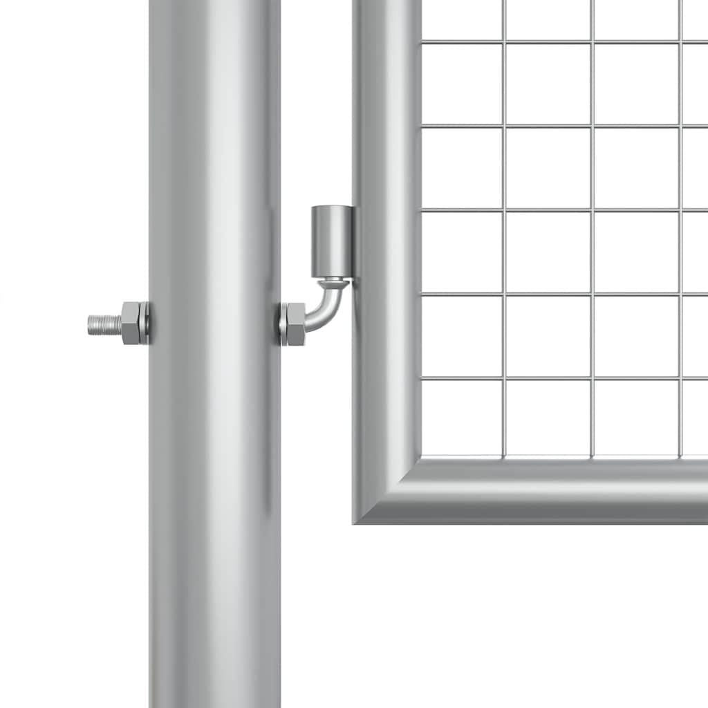 havelåge galvaniseret stål 400x125 cm sølv