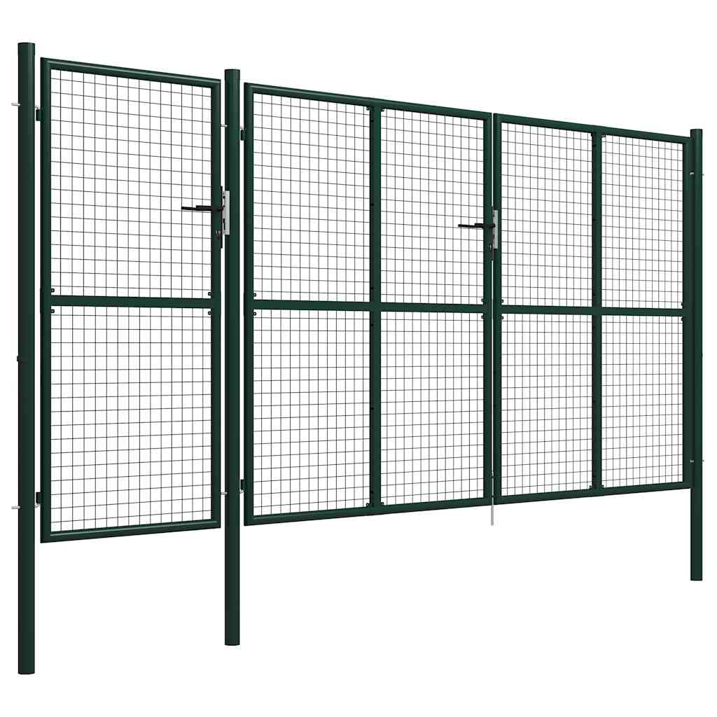 havelåge stål 400x150 cm grøn