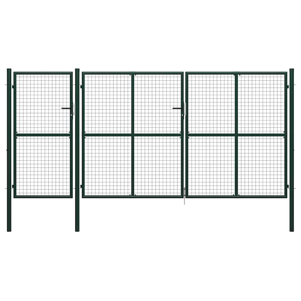 havelåge stål 400x200 cm grøn