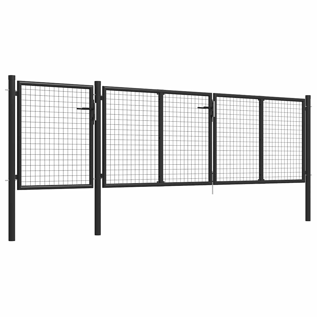 havelåge stål 400x100 cm antracitgrå