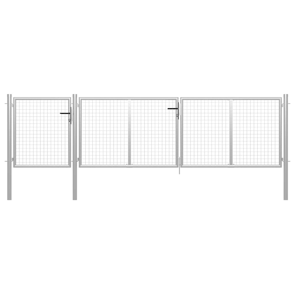 havelåge stål 400x100 cm sølv
