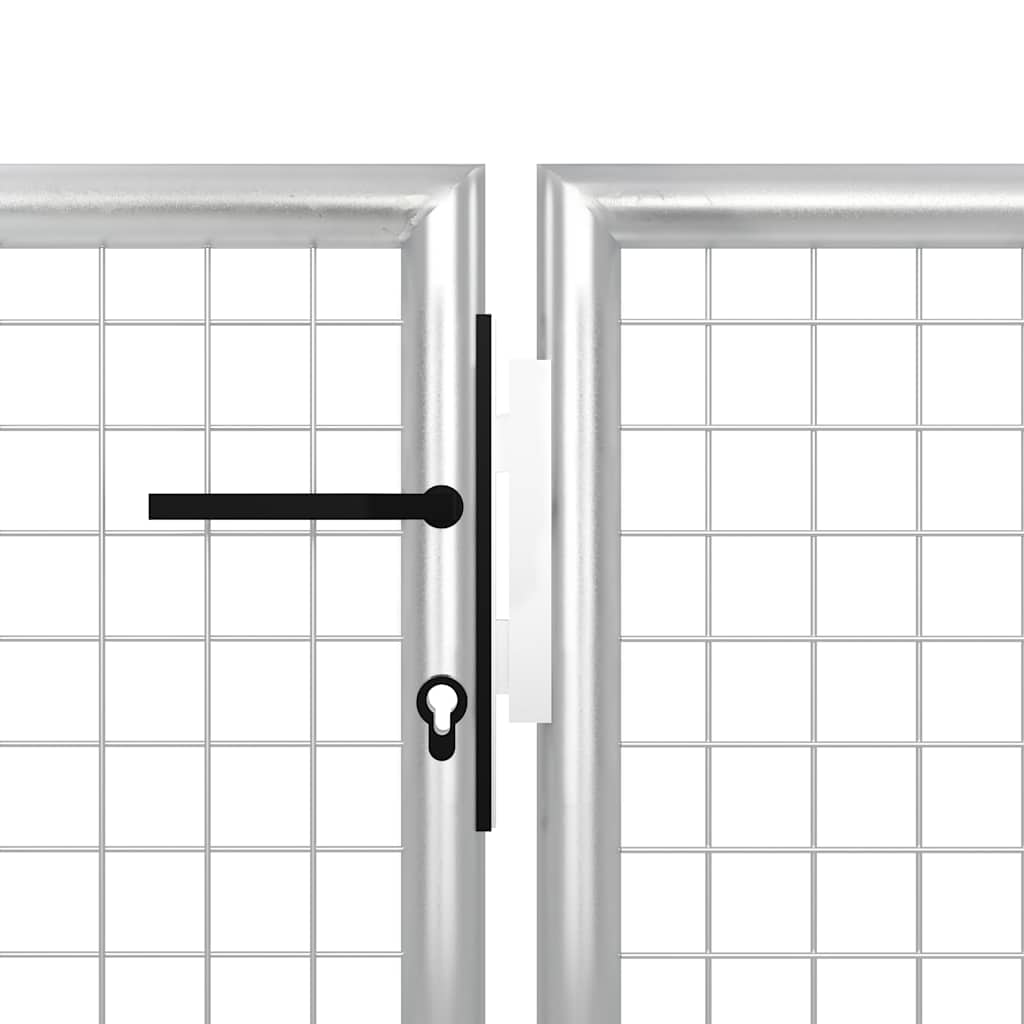 havelåge stål 400x100 cm sølv
