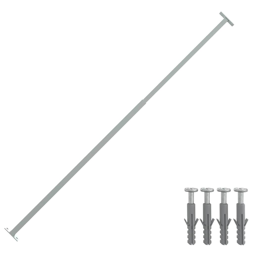 sikkerhedsstang til vinduet justérbar 710-1200 mm