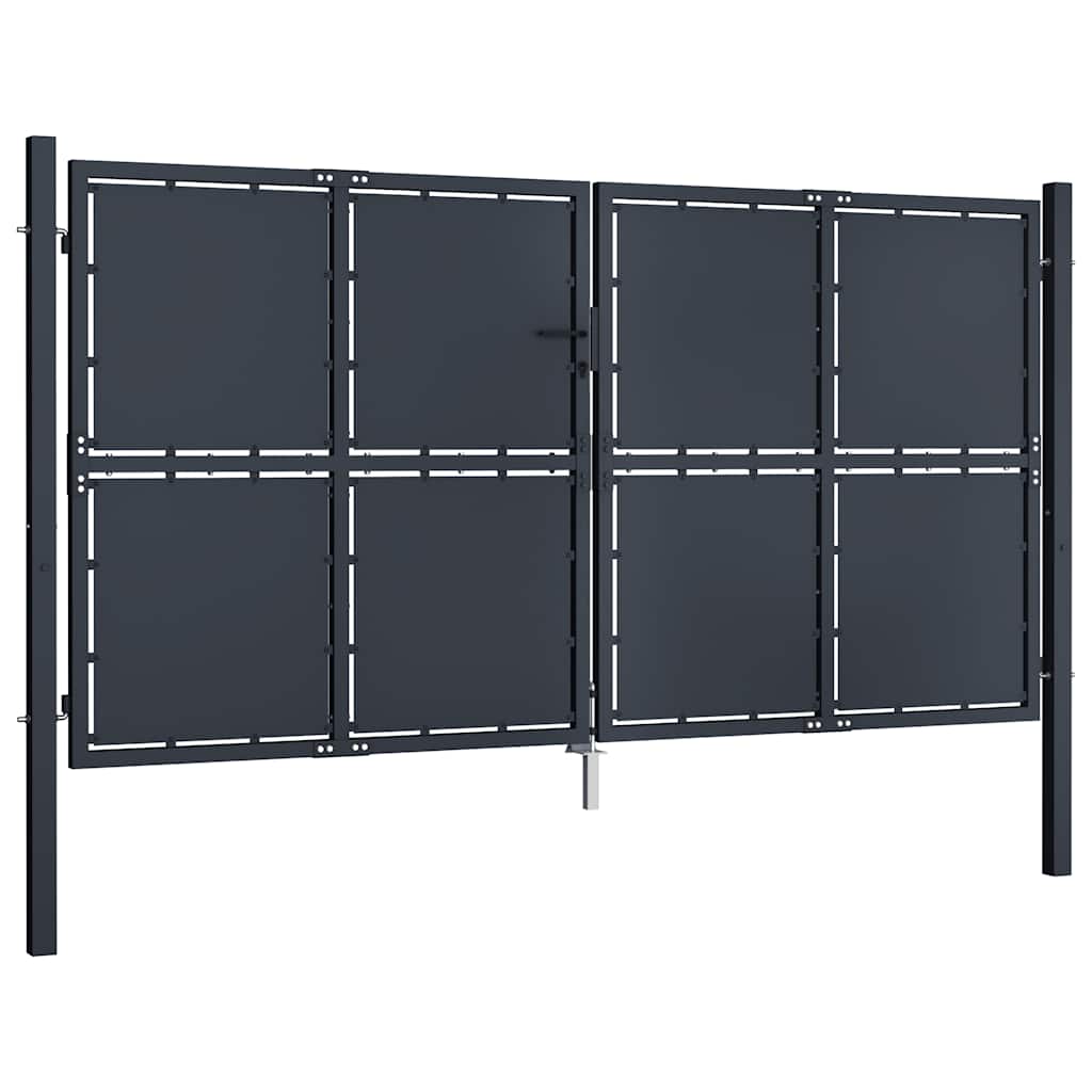 havelåge stål 300x125 cm antracitgrå