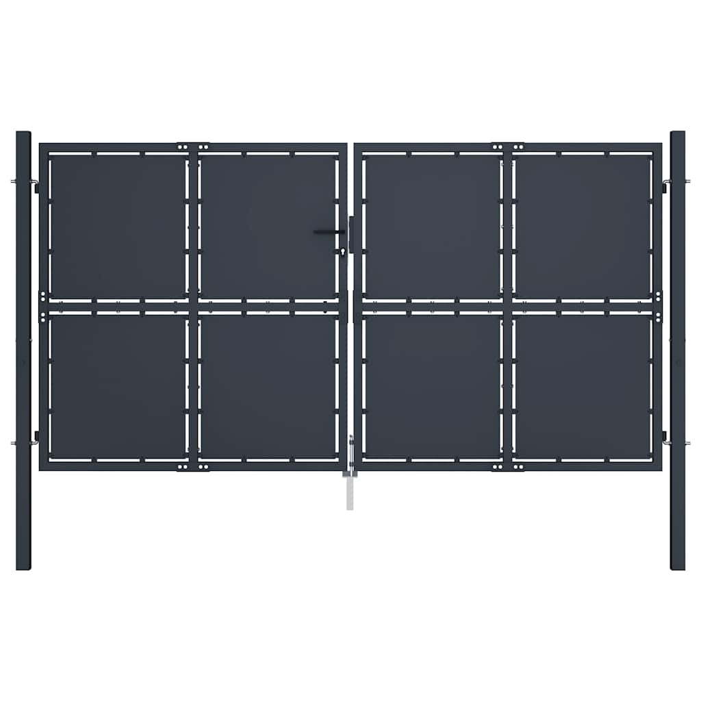 havelåge stål 300x150 cm antracitgrå