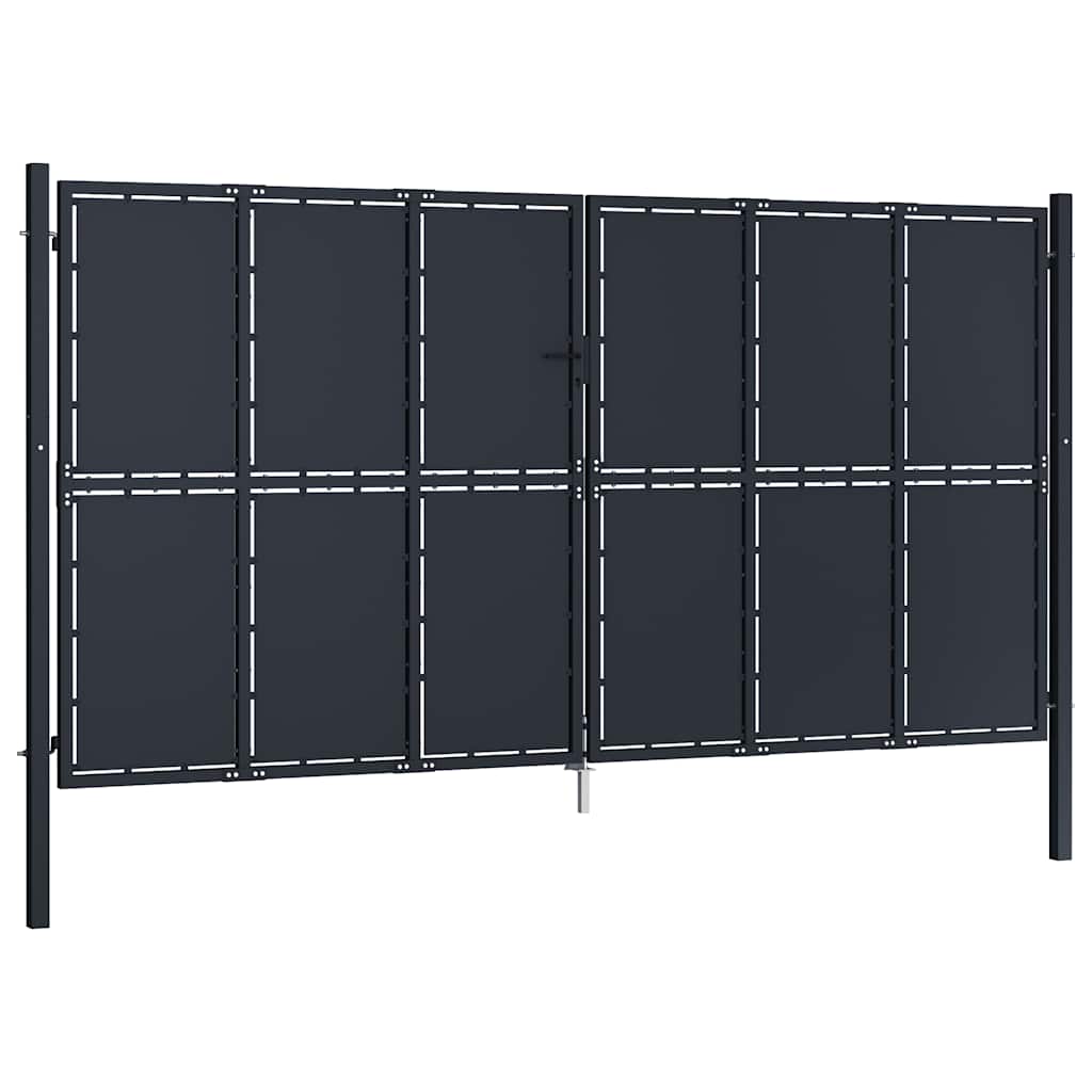havelåge stål 400x200 cm antracitgrå