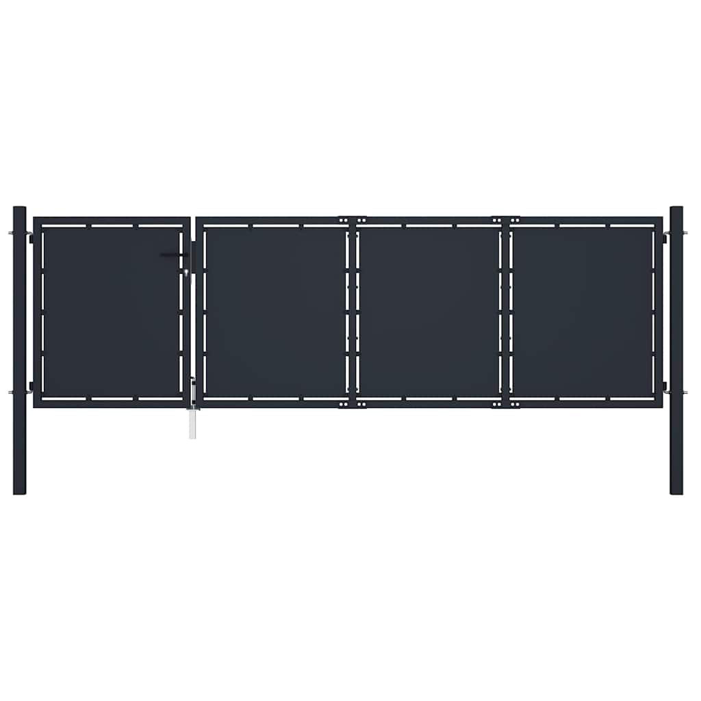 havelåge stål 350x75 cm antracitgrå