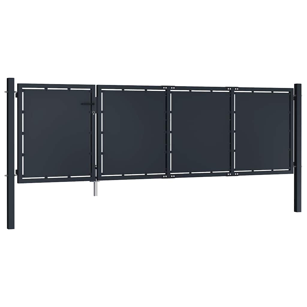 havelåge stål 350x75 cm antracitgrå