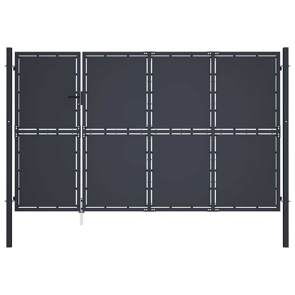 havelåge stål 350x175 cm antracitgrå