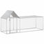 hønsegård 3x1x1,5 m galvaniseret stål