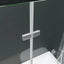 foldbar brusevæg 120x68x130 cm sikkerhedsglas
