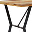 spisebord 140x80x76 cm massivt genbrugstræ