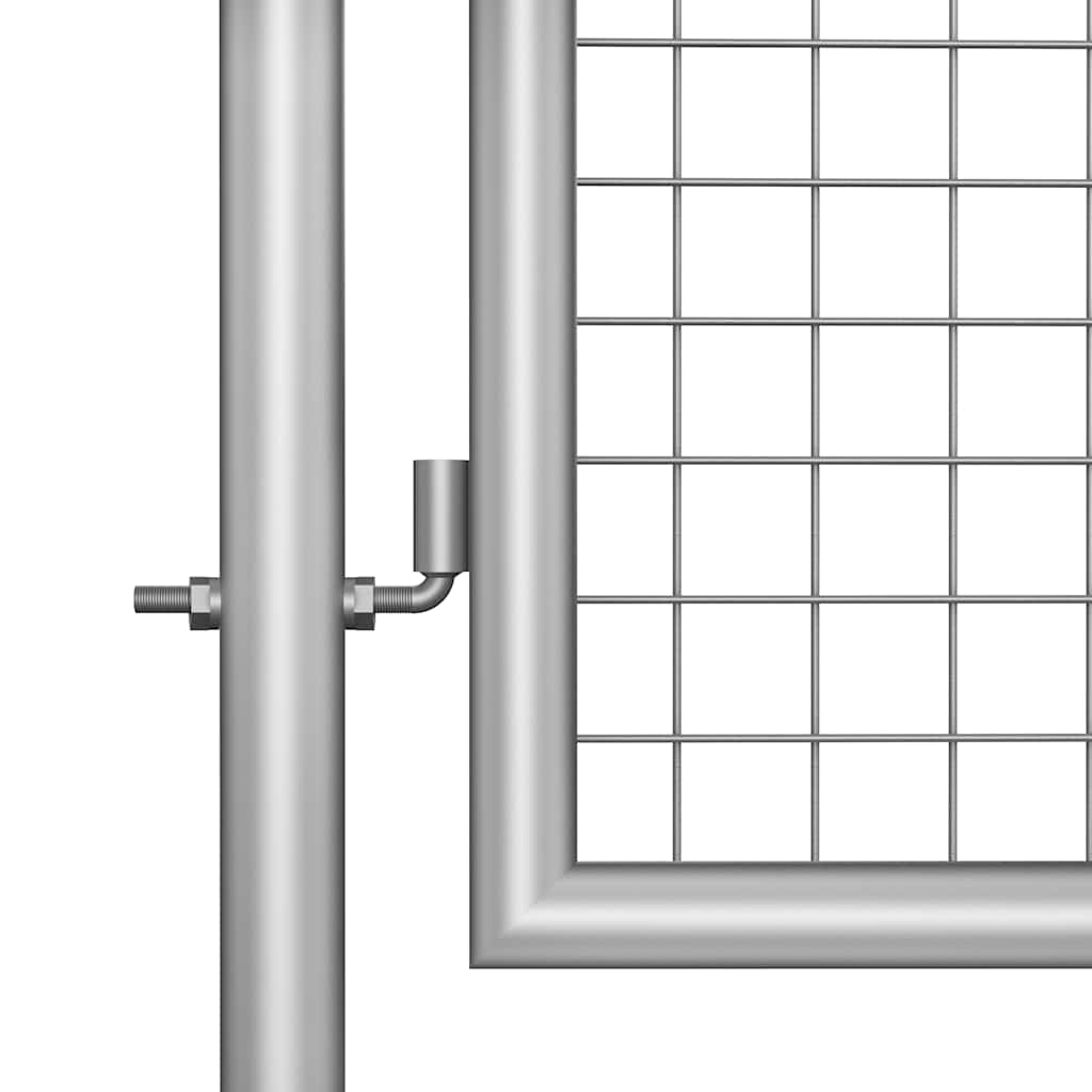 havelåge galvaniseret stål 100x150 cm sølv