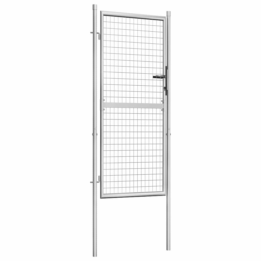 havelåge galvaniseret stål 100x175 cm sølv