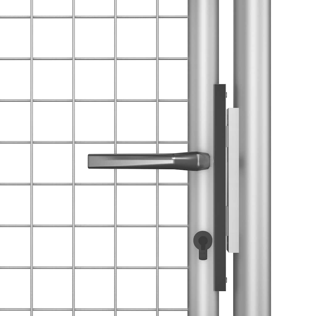 havelåge galvaniseret stål 100x200 cm sølv