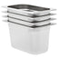 gastronorm beholder 4 stk. GN 1/4 150 mm rustfrit stål