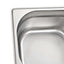 gastronorm beholder 12 stk. GN 1/6 100 mm rustfrit stål