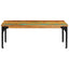 sofabord 100x60x35 cm massivt genbrugstræ