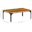 sofabord 100x60x35 cm massivt genbrugstræ
